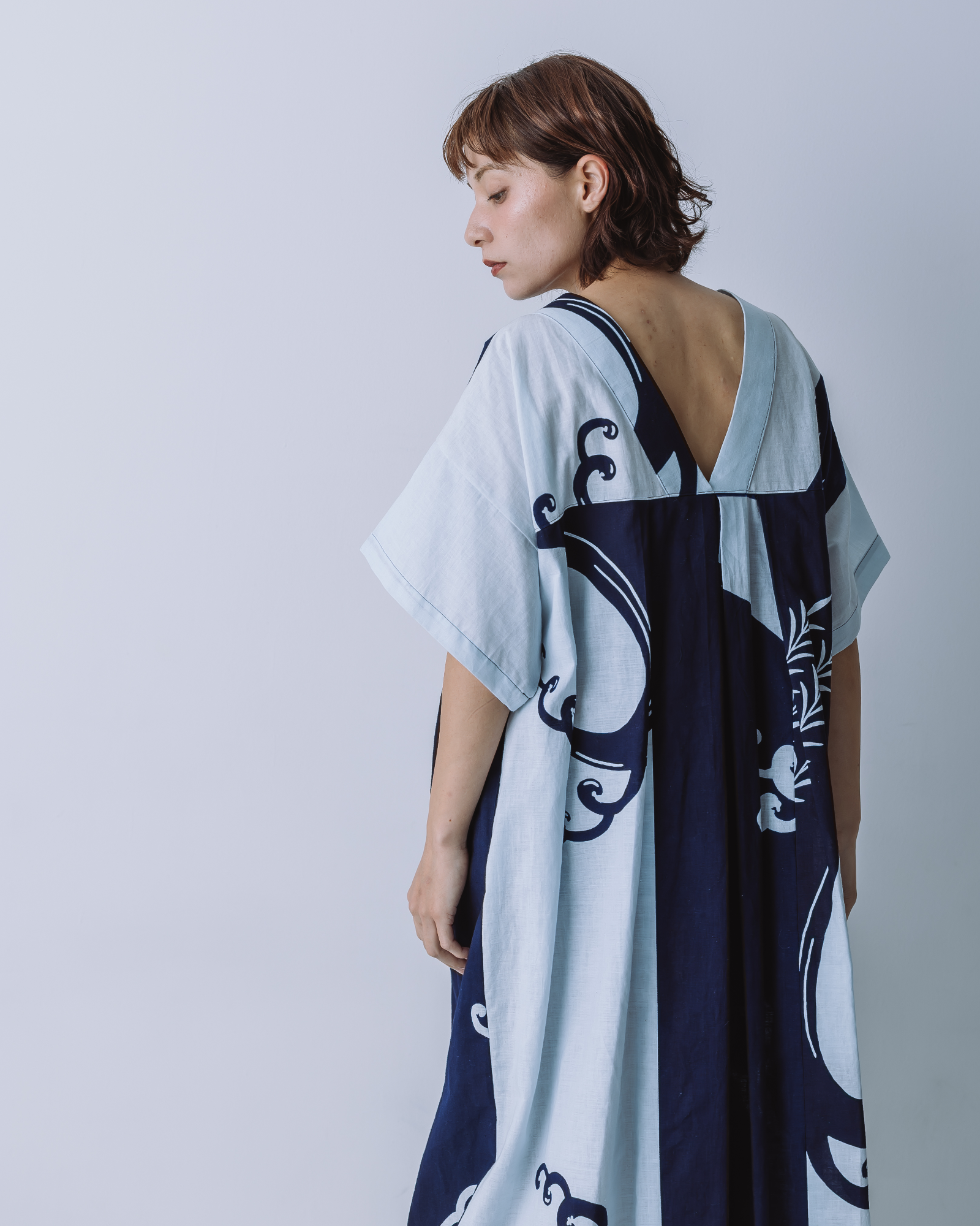 浴衣ワンピース