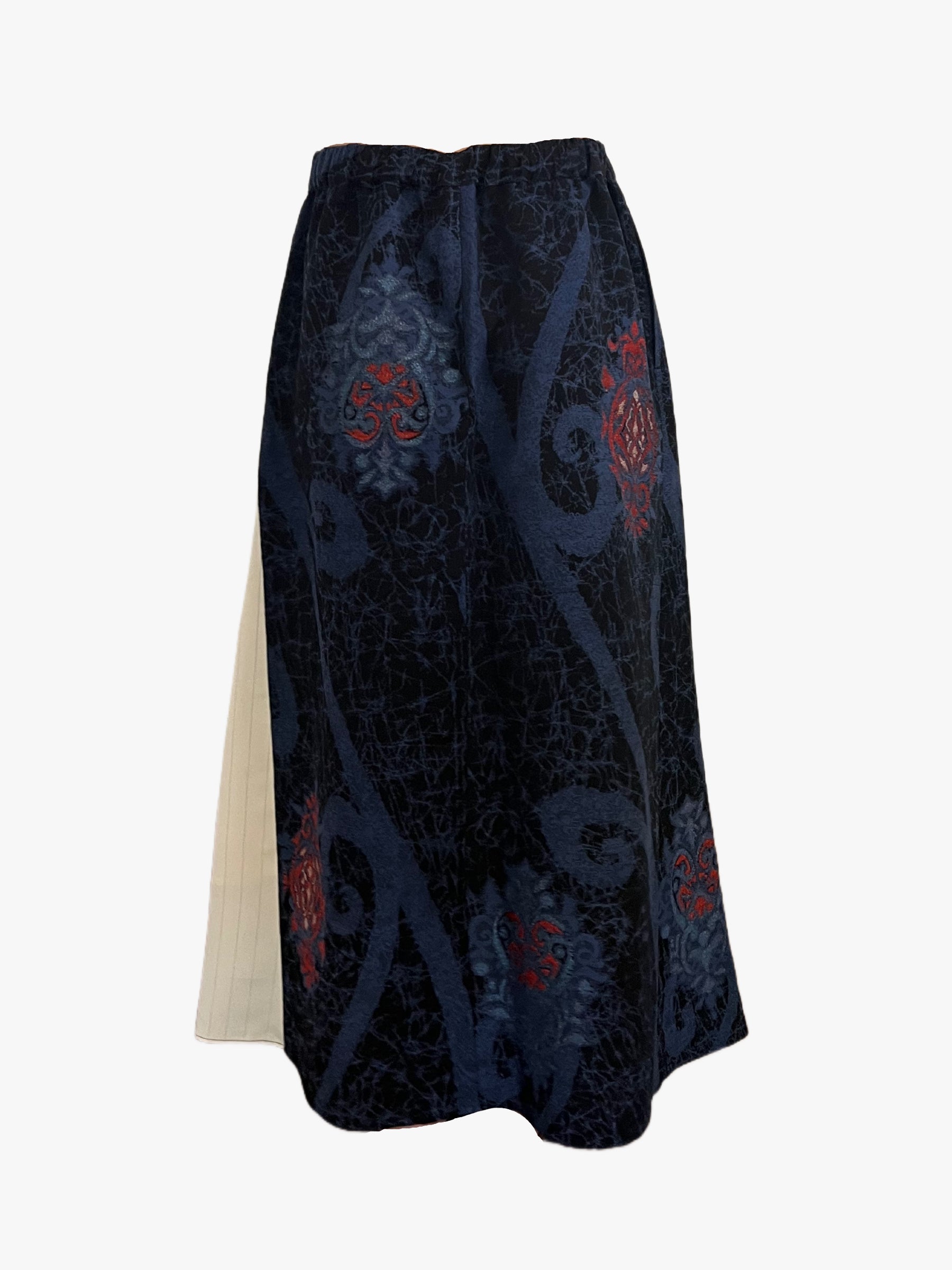 ラップスカート -ネイビー-