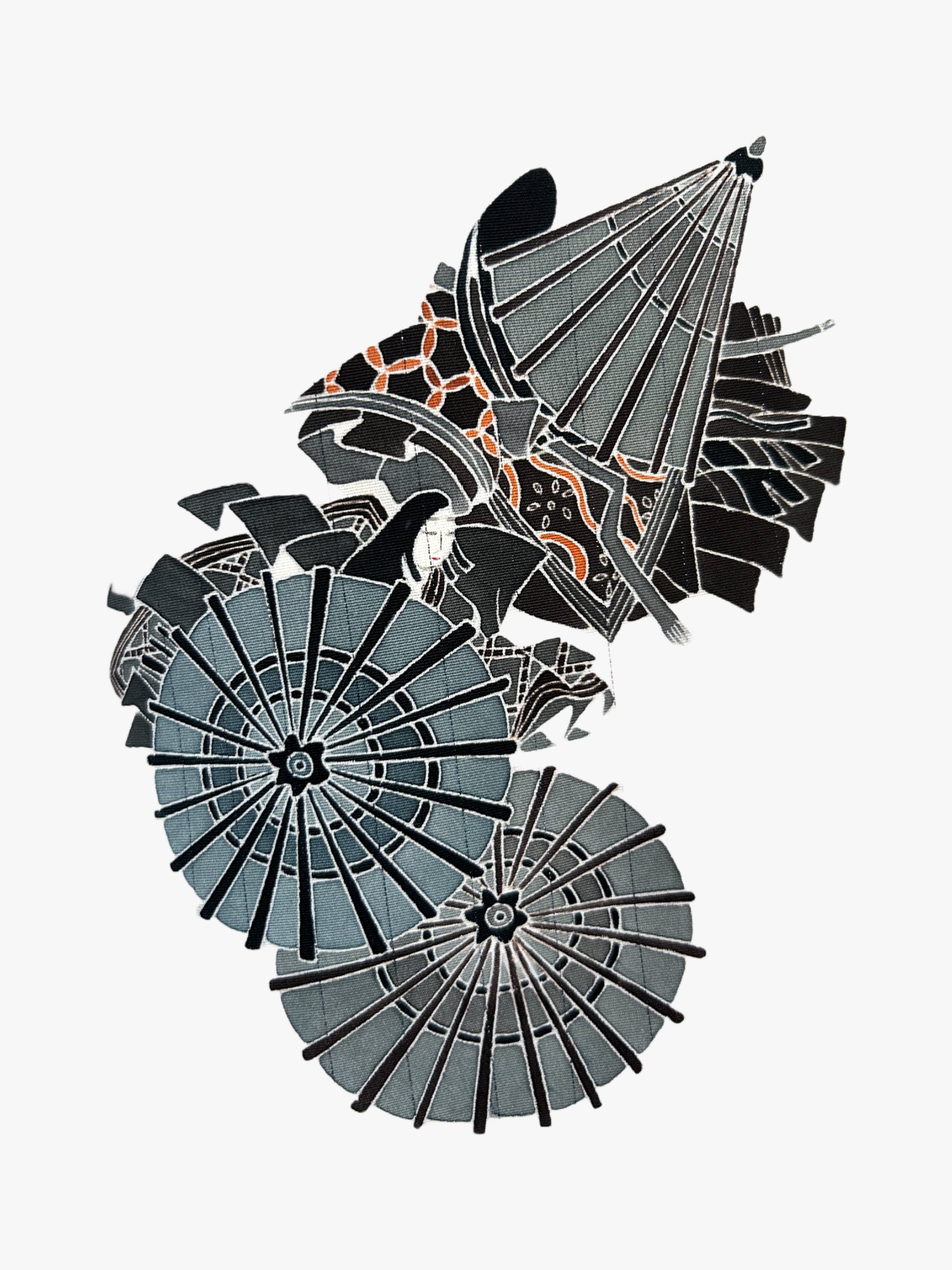 ラップスカート -ネイビー-