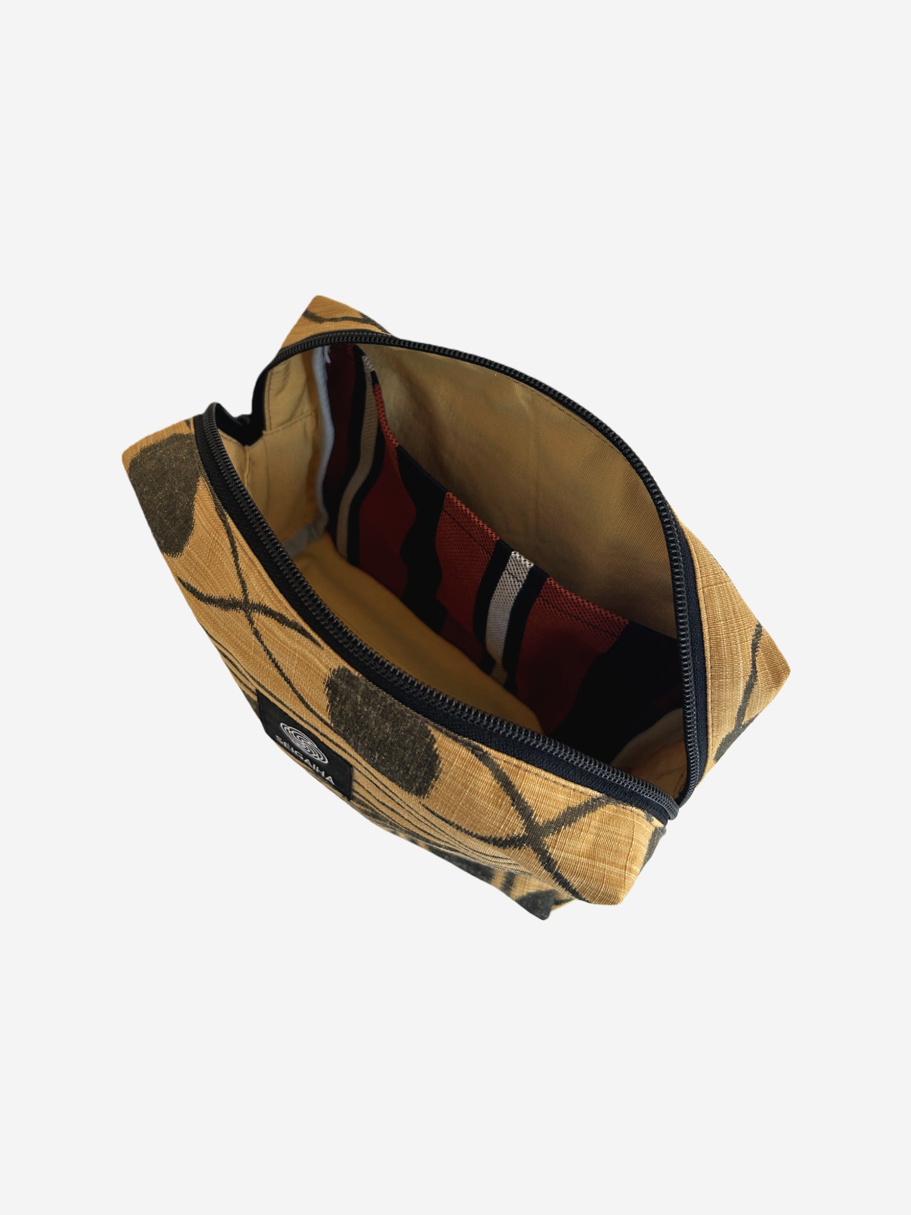 Obi pouch -Yellow×Black-