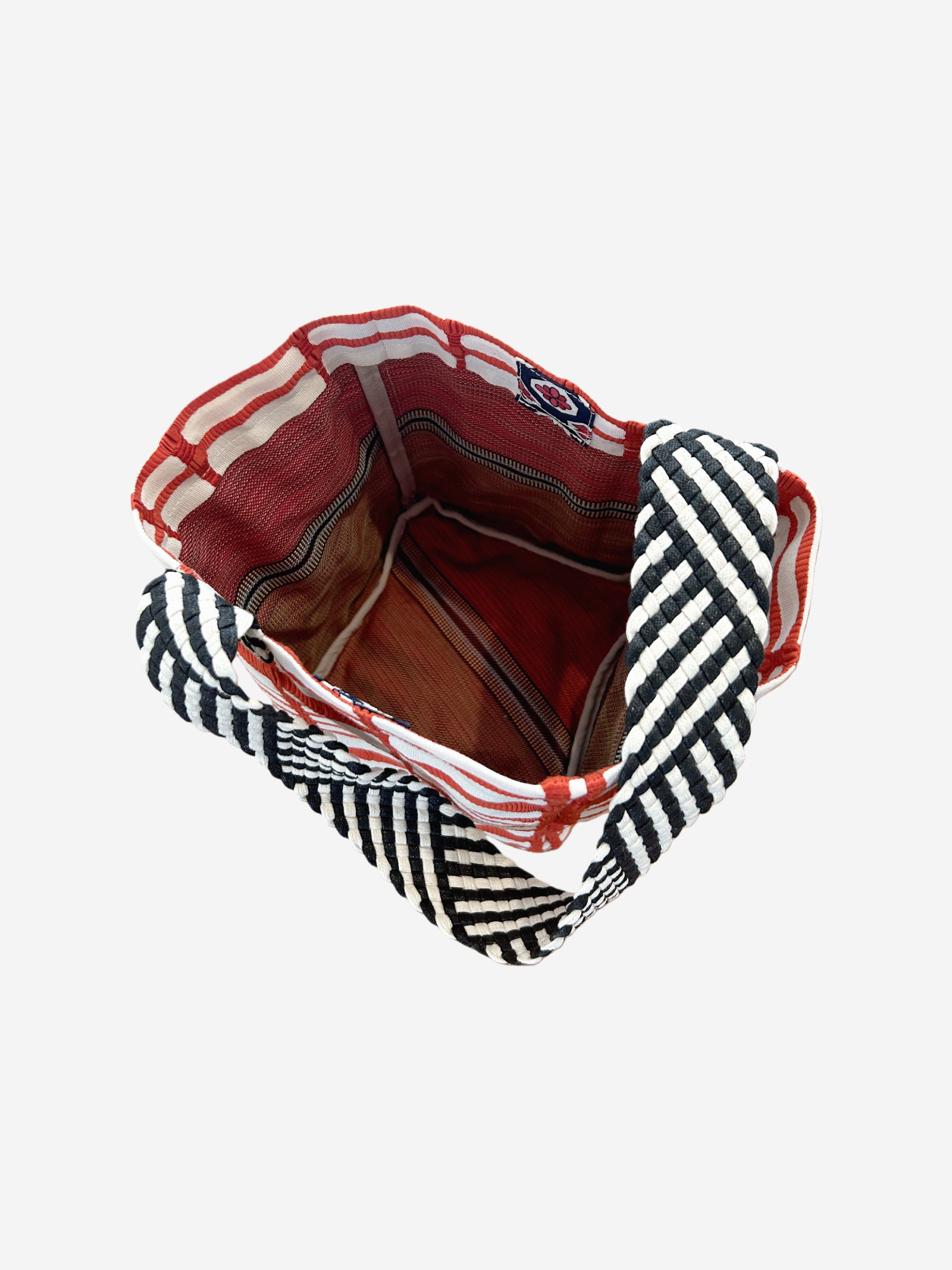 スモールトート -赤×白-