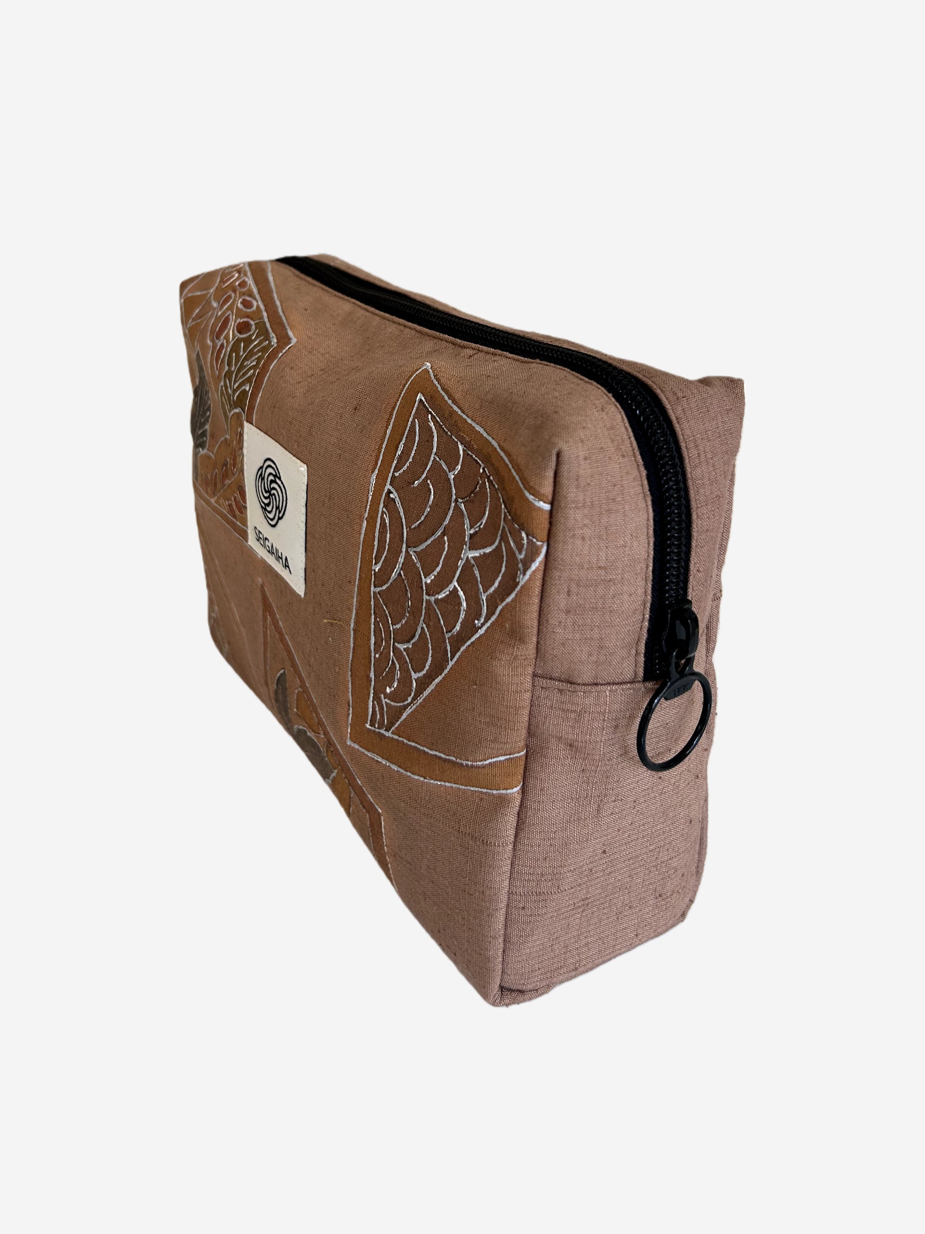 帯ポーチ -花唐草-