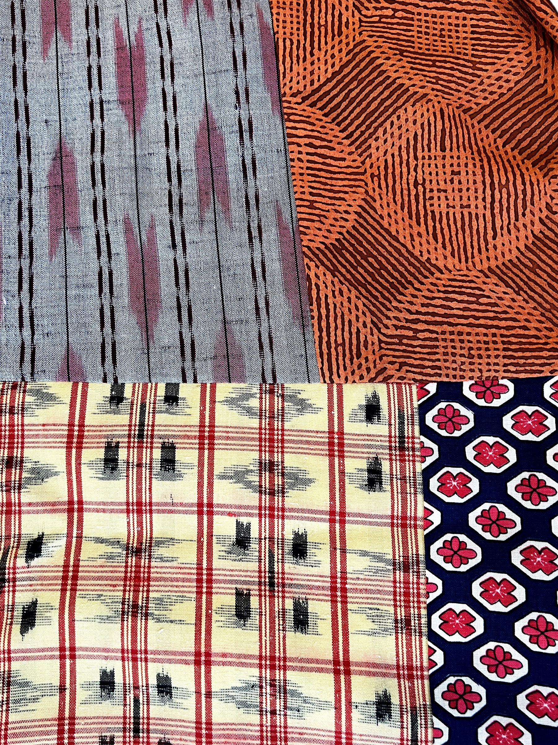 パッチワークパンツ