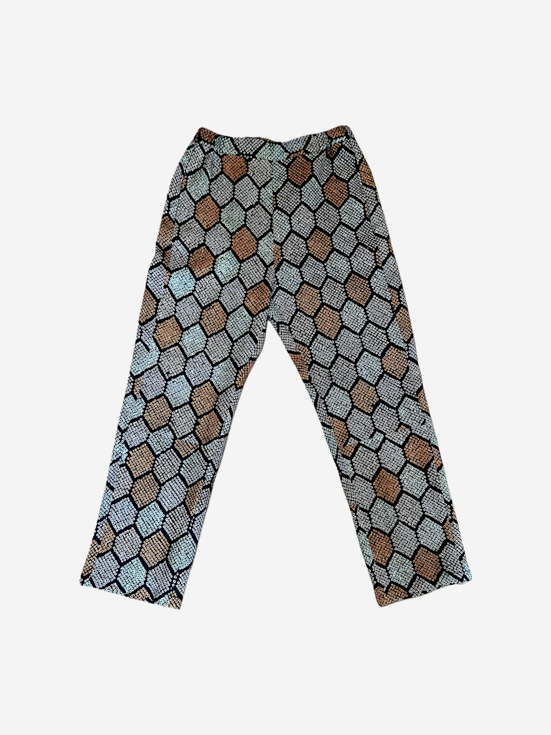 テーパードパンツ -絞り-